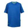 T-shirt de sport enfant en micro-polyester respirant, coupe ajustée, manches montées, 135 g/m²