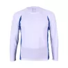 T-shirt de sport manches longues micropolyester léger, coupe ajustée, manches raglan, 135 g/m²