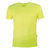 T-shirt de sport homme en micro-polyester respirant, coupe ajustée, manches montées, 135 g/m²