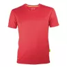 T-shirt de sport homme en micro-polyester respirant, coupe ajustée, manches montées, 135 g/m²