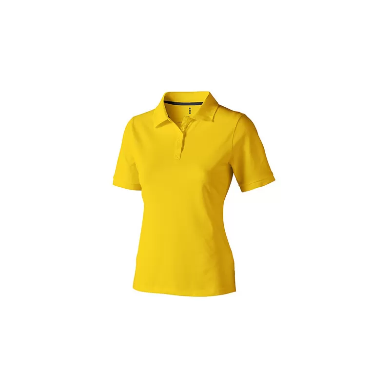 Polo femme coton piqué manches courtes, coupe standard, 200 g/m²