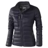 Veste doudoune légère femme en duvet et nylon, coupe-vent, poches zippées, 115 g/m²