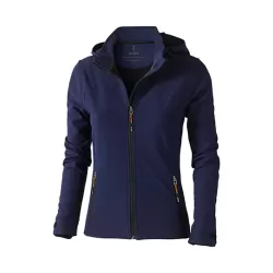 Veste softshell femme coupe-vent et étanche, capuche détachable, 300 g/m²