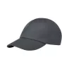 Casquette 6 panneaux en polyester texturé, boucle métallique, 105 g/m²
