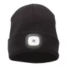Bonnet en polyacrylique avec lampe frontale rechargeable