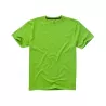 T-shirt en coton doux col rond manches courtes, étiquette imprimée, 160 g/m²