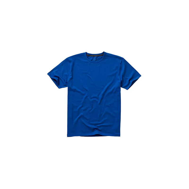T-shirt en coton doux col rond manches courtes, étiquette imprimée, 160 g/m²