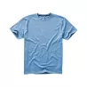 T-shirt en coton doux col rond manches courtes, étiquette imprimée, 160 g/m²