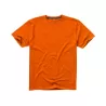 T-shirt en coton doux col rond manches courtes, étiquette imprimée, 160 g/m²