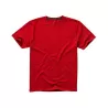 T-shirt en coton doux col rond manches courtes, étiquette imprimée, 160 g/m²