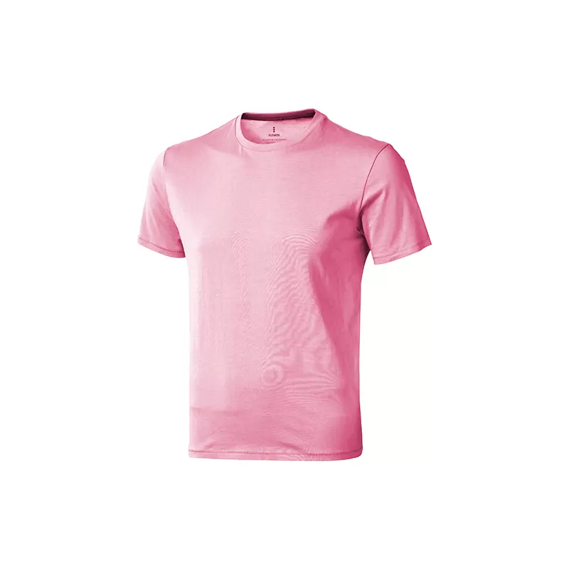 T-shirt en coton doux col rond manches courtes, étiquette imprimée, 160 g/m²