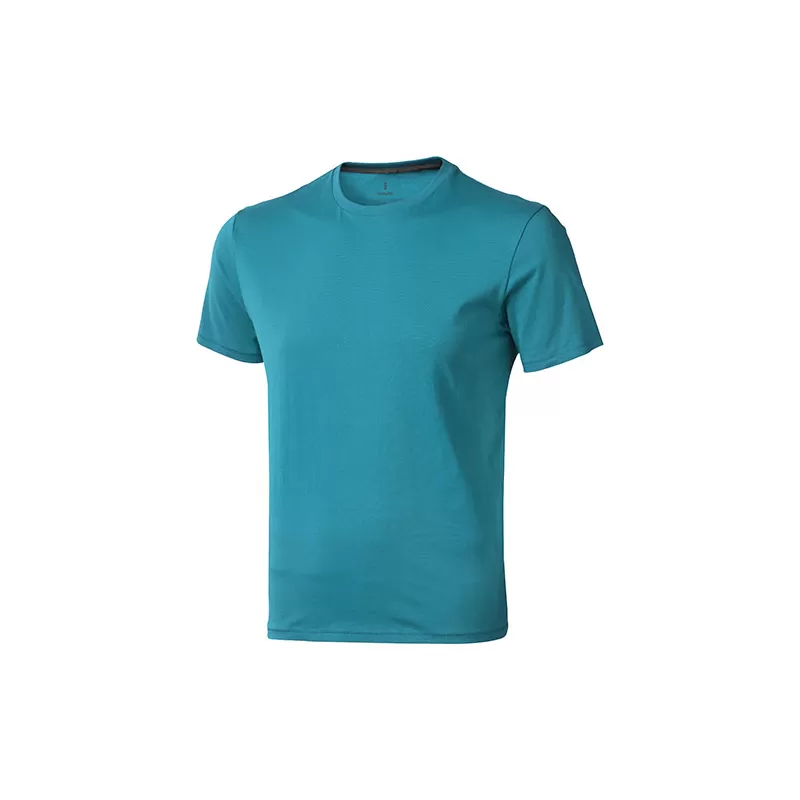 T-shirt en coton doux col rond manches courtes, étiquette imprimée, 160 g/m²