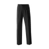 Pantalon chef polyester et coton, taille élastique, 220 g/m²