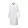 Veste femme polyester et coton, boutonnage asymétrique, manches 3/4, 215 g/m²