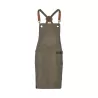 Tablier enfant en coton canvas, 3 poches, liens croisés à l'arrière, 250 g/m²