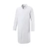 Veste homme polyester et coton, boutonnage sous patte, manches longues, 215 g/m²