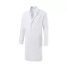 Veste unisexe polyester et coton, col à revers, manches longues, 215 g/m²