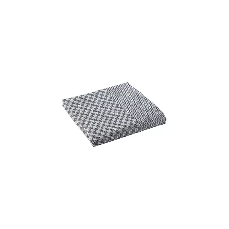 Torchons cuisine coton motif damier, lot de 5, 210 g/m²