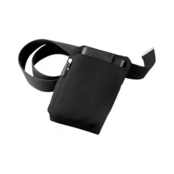 Pochette ventrale polyester et coton avec compartiments, 220 g/m²