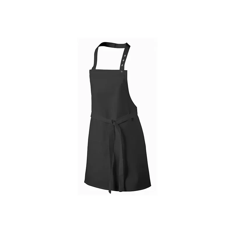 Tablier à bavette enfant en polyester et coton avec poche, 220 g/m²