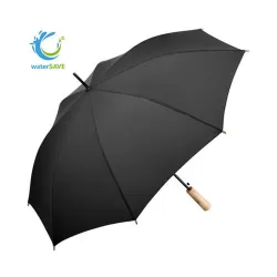 Parapluie FARE écoresponsable, automatique, coupe-vent, poignée bois, 105 cm