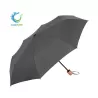 Parapluie de poche FARE écoresponsable, coupe-vent, poignée bois, 98 cm