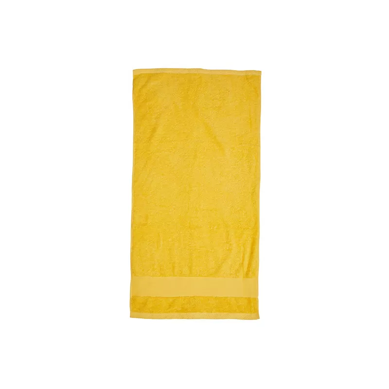 Serviette de bain en coton bio douce et absorbante, format 70 x 140 cm, 450 g/m²