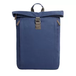 Sac à dos coton, grand compartiment zippé, poches intérieures, 450 g/m²