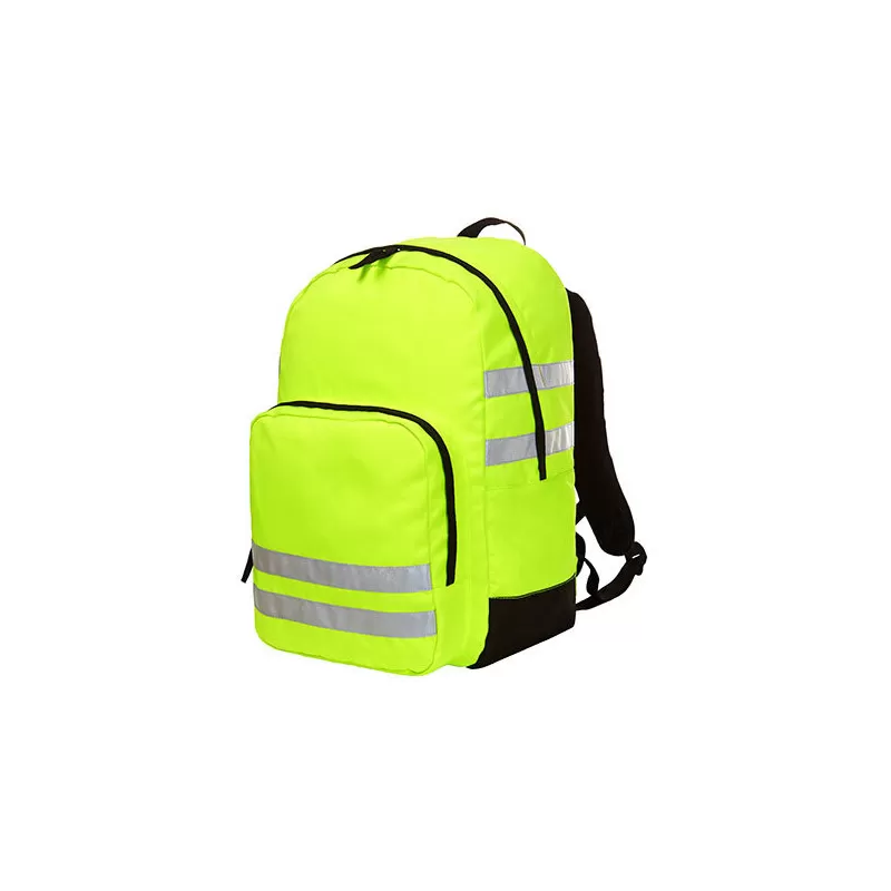 Sac à dos haute-visibilité avec compartiments pratiques, ouverture pour les écouteurs