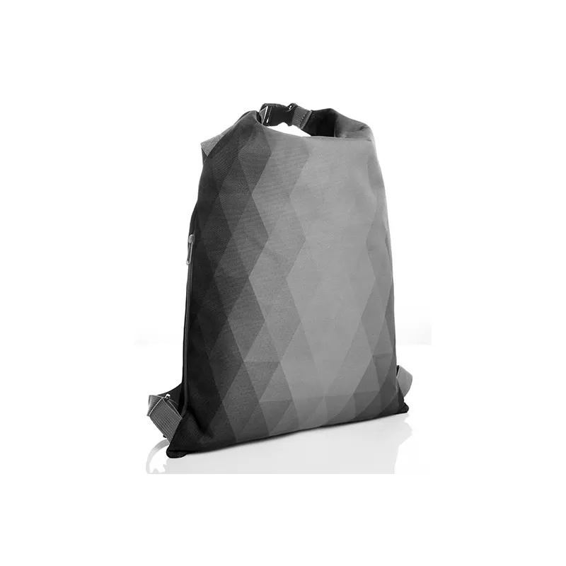 Sac à dos léger en polyester réversible avec motif en diamant