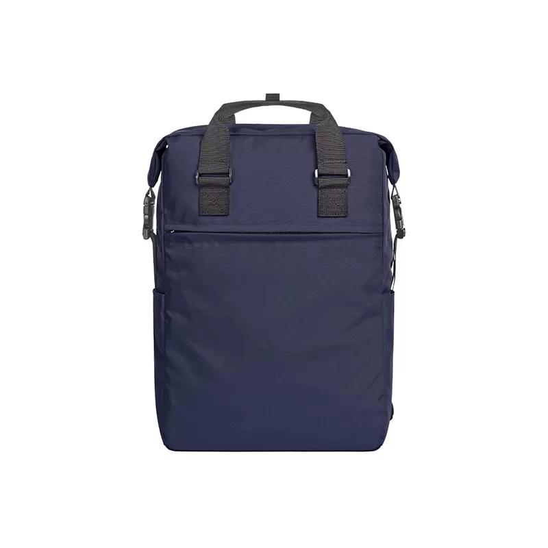 Sac à dos carré avec compartiment pour ordinateur, multi-poches, 16 litres