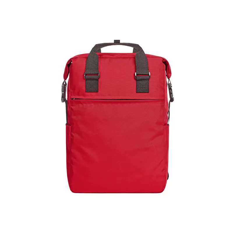 Sac à dos carré avec compartiment pour ordinateur, multi-poches, 16 litres