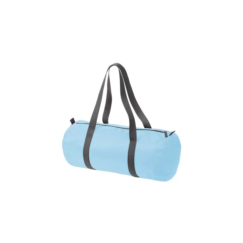 Sac de sport polochon polyester spacieux avec bretelles contrastées