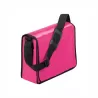 Sac à bandoulière en toile bâche de camion, grande poche à scratch