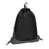 Grand sac à dos avec cordon de serrage, compartiment avec poche zippée sur le côté