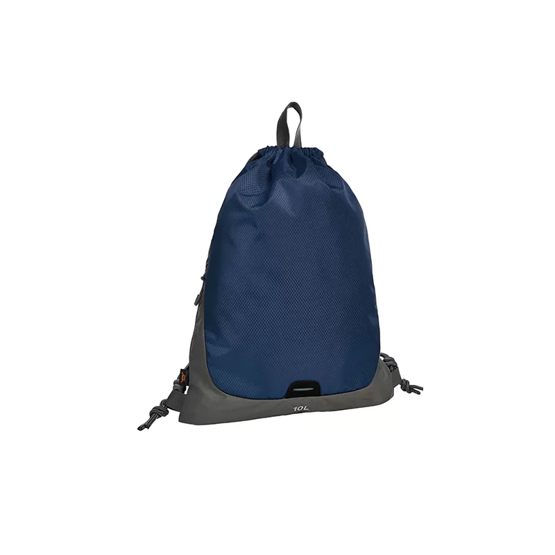 Grand sac à dos avec cordon de serrage, compartiment avec poche zippée sur le côté