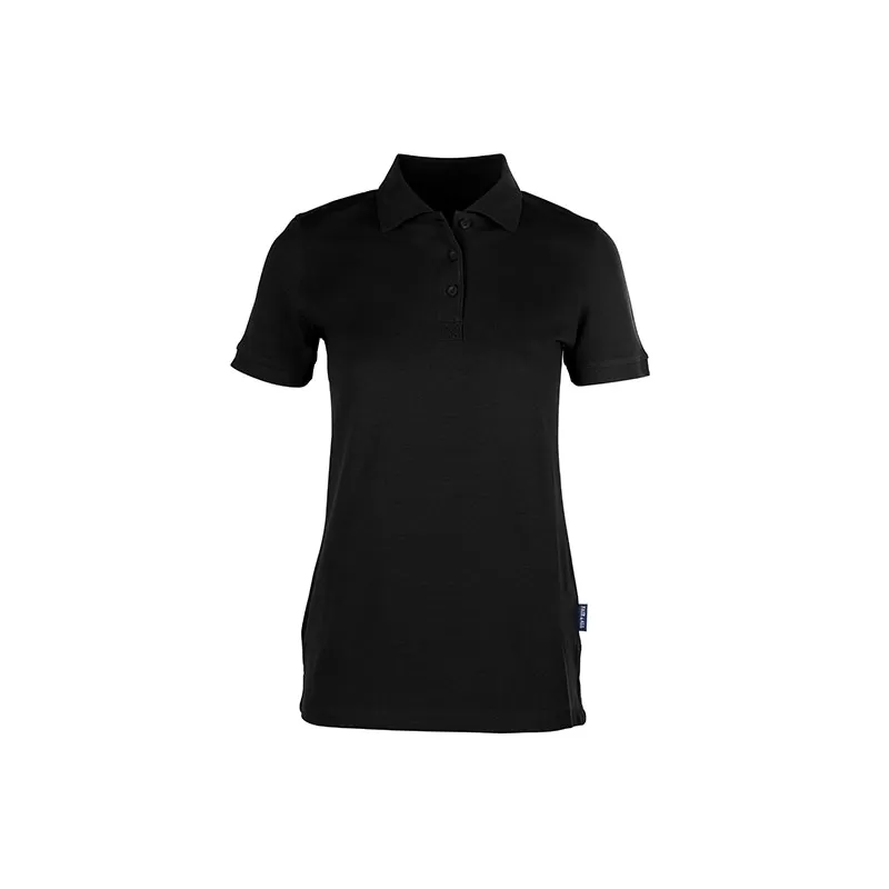 Polo femme coton élasthanne stretch, coupe étroite, 220 g/m²