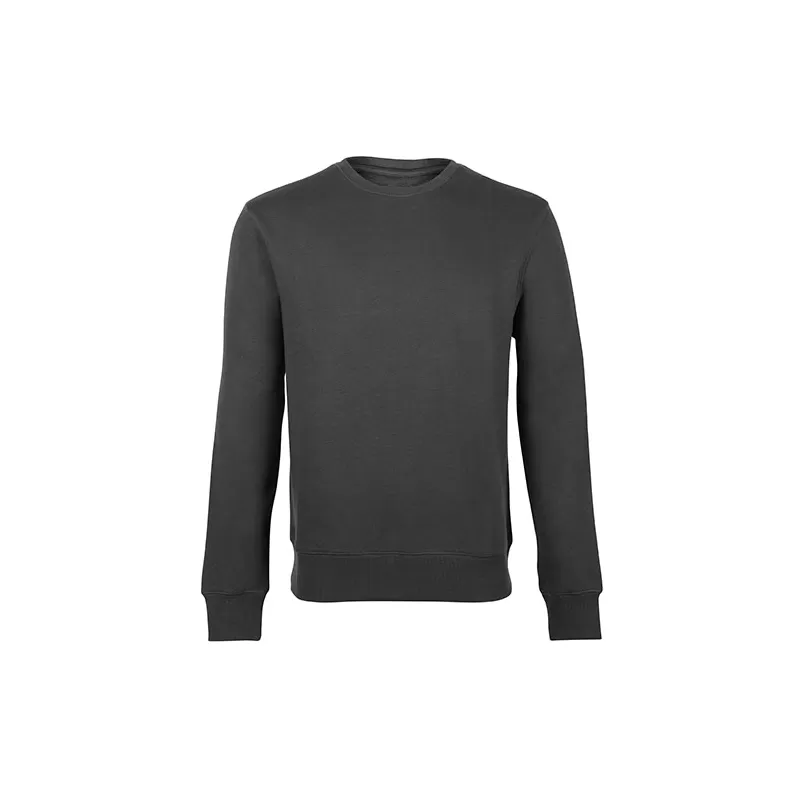 Sweat-shirt set in en coton et polyester, coupe moderne, intérieur brossé, 320 g/m²