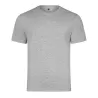 T-shirt épais col rond en coton biologique, coupe standard moderne, 195 g/m²