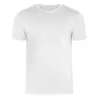 T-shirt épais col rond en coton biologique, coupe standard moderne, 195 g/m²