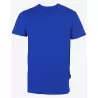 T-shirt homme col V en coton biologique, coupe étroite moderne, 160 g/m²