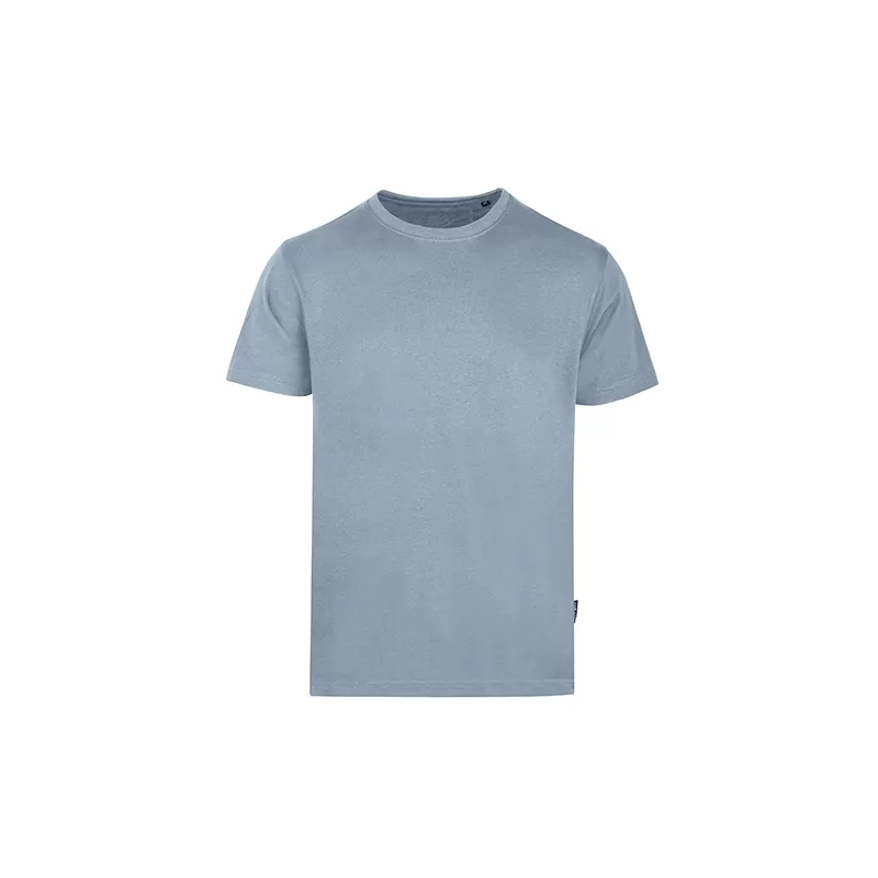 T-shirt homme col rond en coton biologique, coupe étroite moderne, 160 g/m²