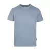 T-shirt homme col rond en coton biologique, coupe étroite moderne, 160 g/m²