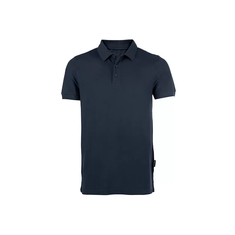 Polo homme coton épais coupe moderne, 220 g/m²