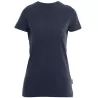 T-shirt femme col rond en coton biologique, coupe étroite moderne, 160 g/m²