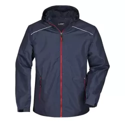 Veste de pluie homme Rain Jacket polyester imperméable étanche légère capuche