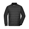 Veste Hybrid Sweat homme coton polyester polyamide matelassée manches molleton, 280 g/m²