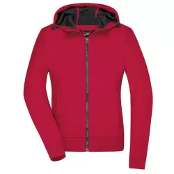 Veste femme Hooded Softshell Jacket polyester élasthanne capuche 3 couches technique, 260 g/m²
