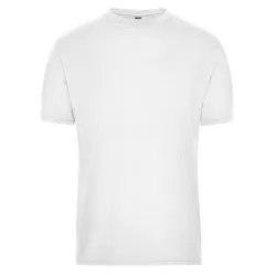 T-shirt homme Bio Workwear col rond coton bio polyester durable OEKO-TEX, 160 g/m²