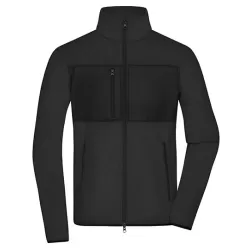 Veste polaire homme microfleece légère col montant poches zippées anti-pilling, 280 g/m²